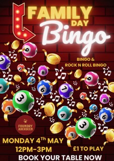 May Day Family Bingo 