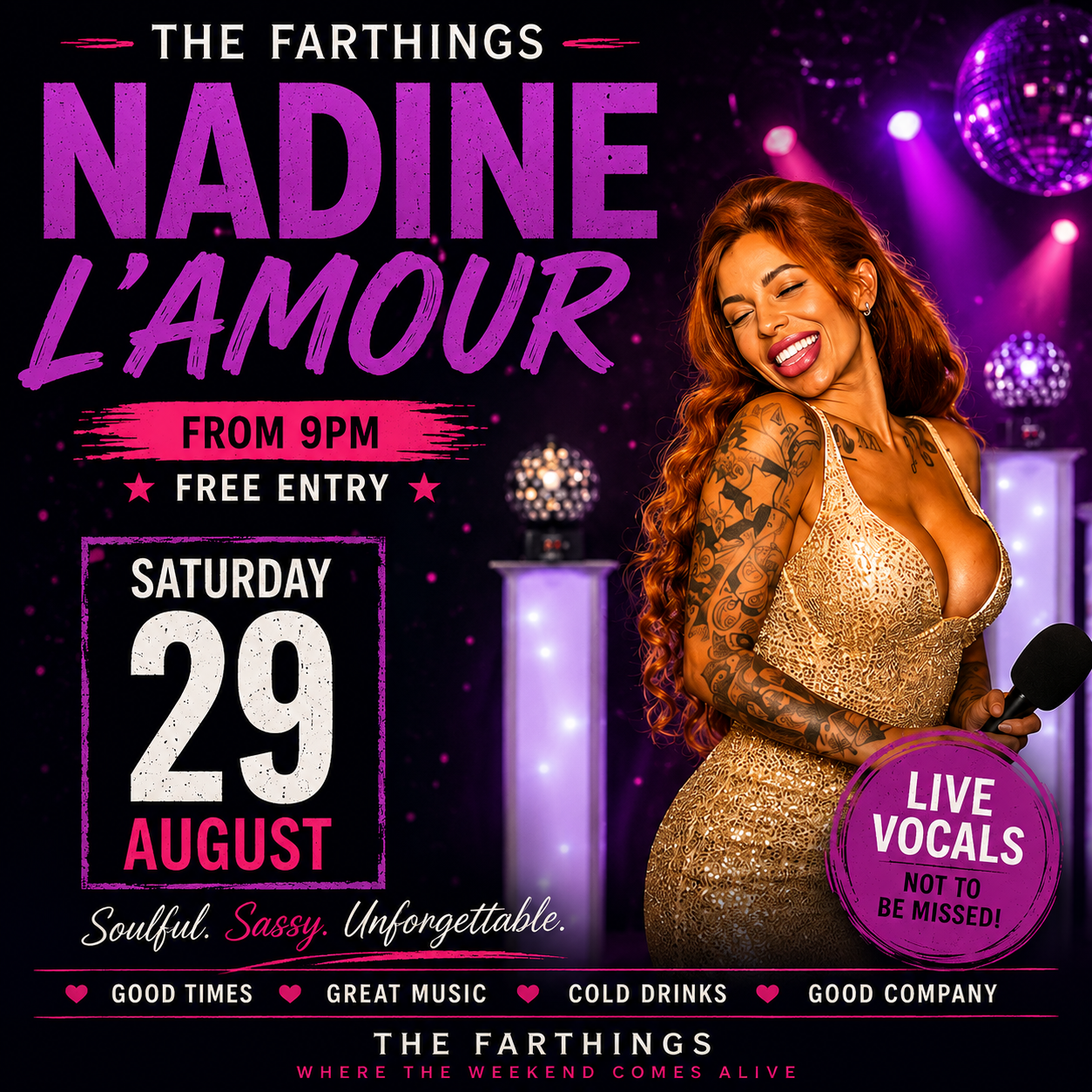 Nadine L'Amour - Live Music
