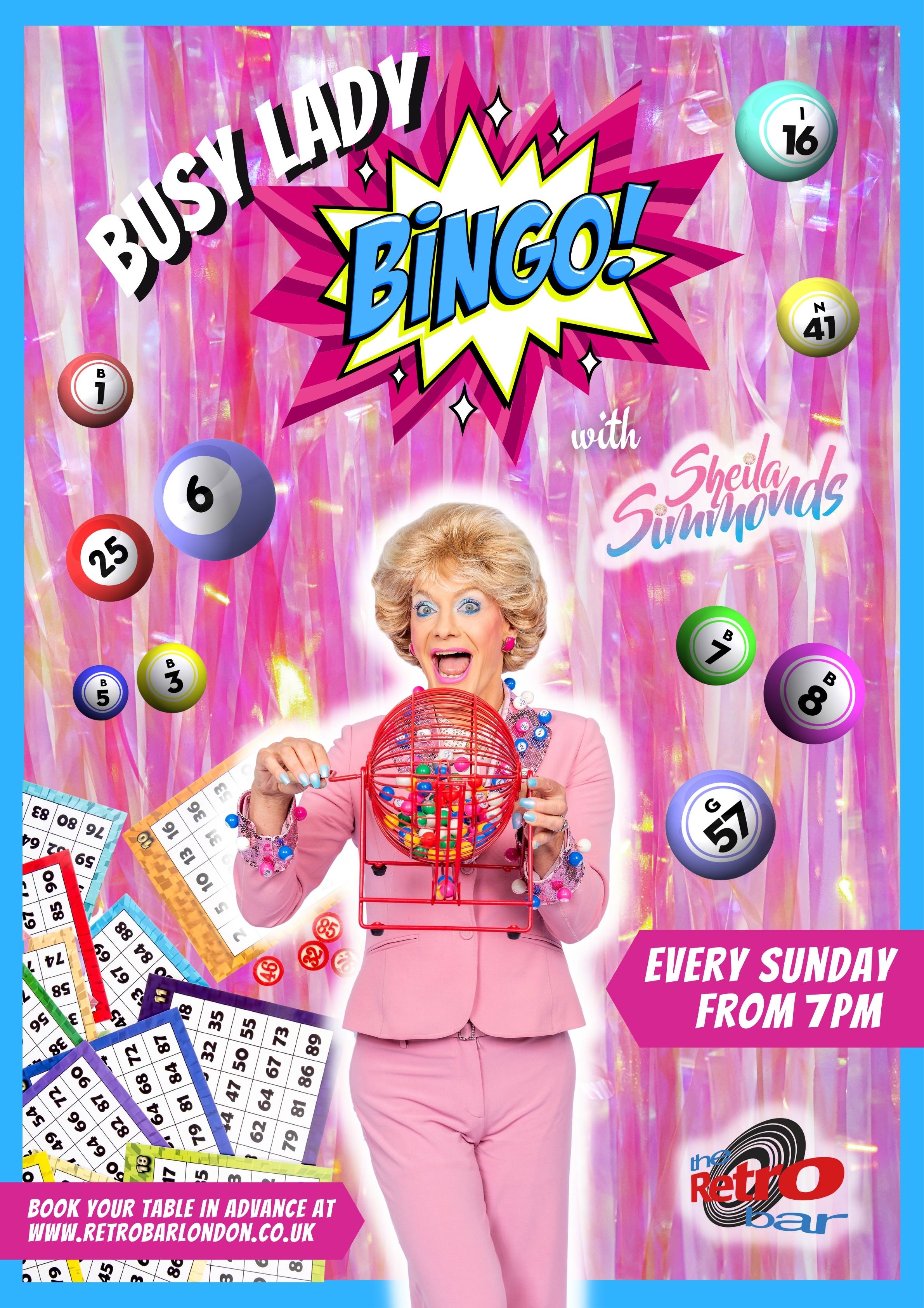 Busy Lady Bingo With Sheila Simmonds