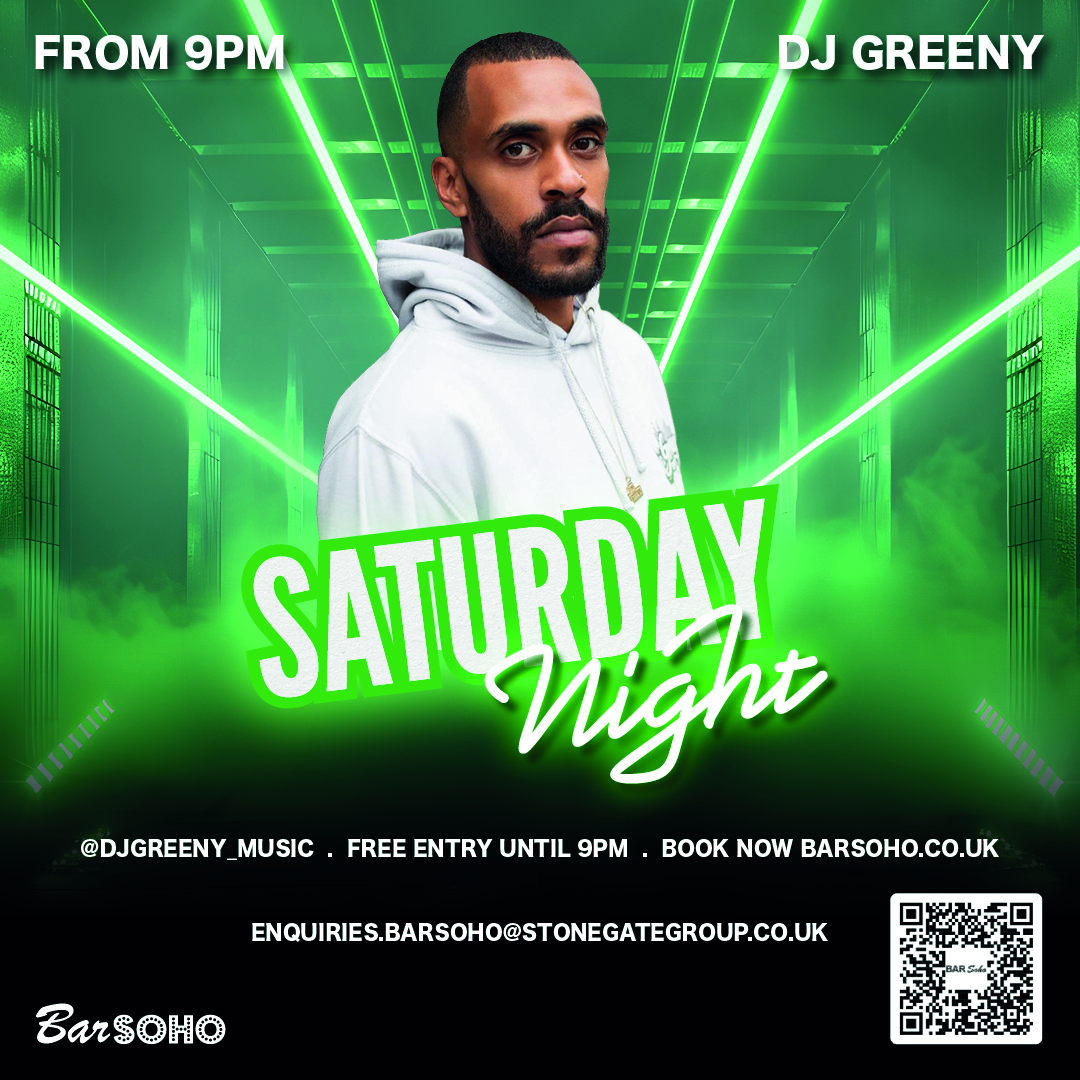 Saturday Night with Dj Greeney
