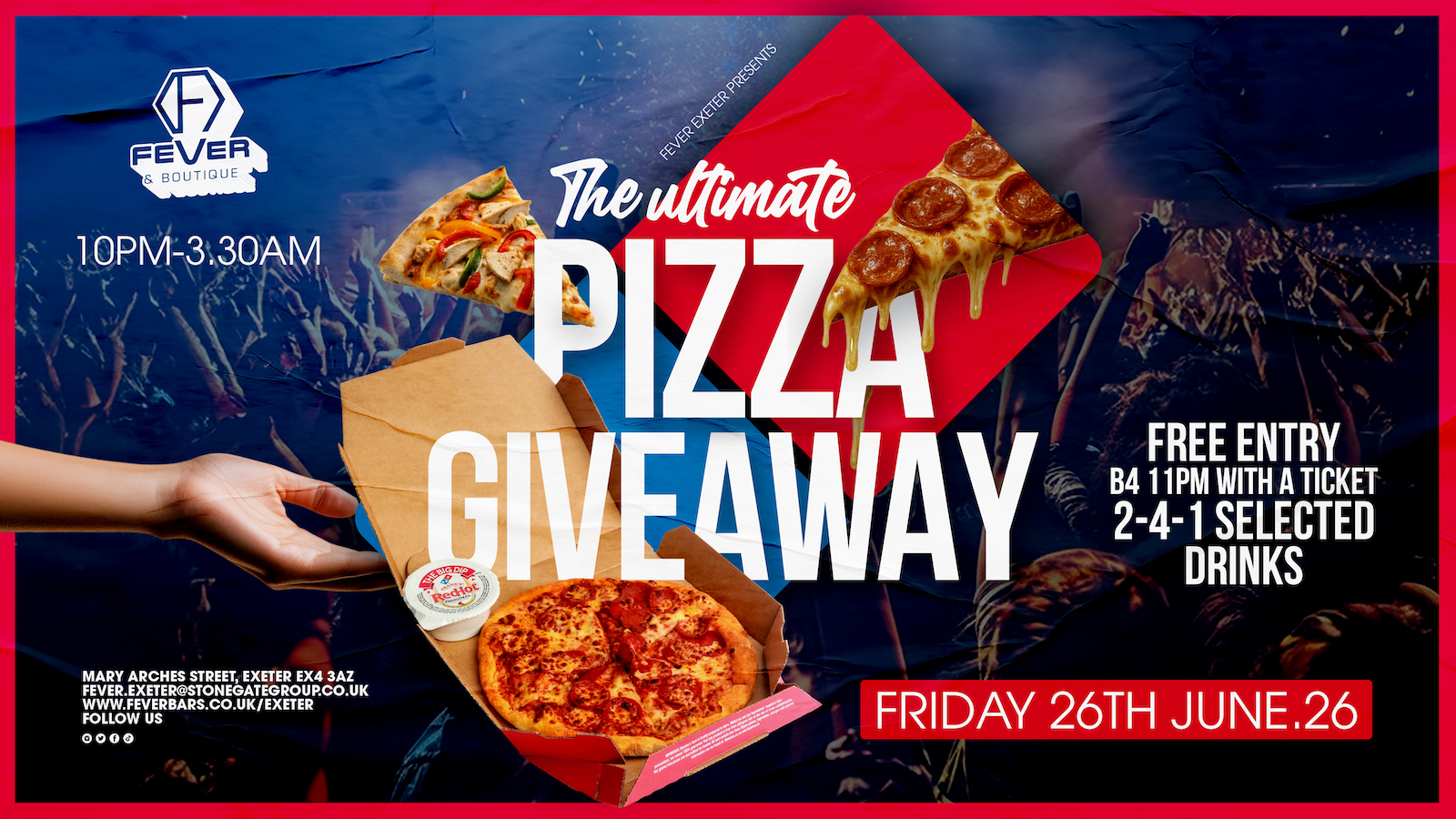 Fridays: The Great Pizza Giveaway