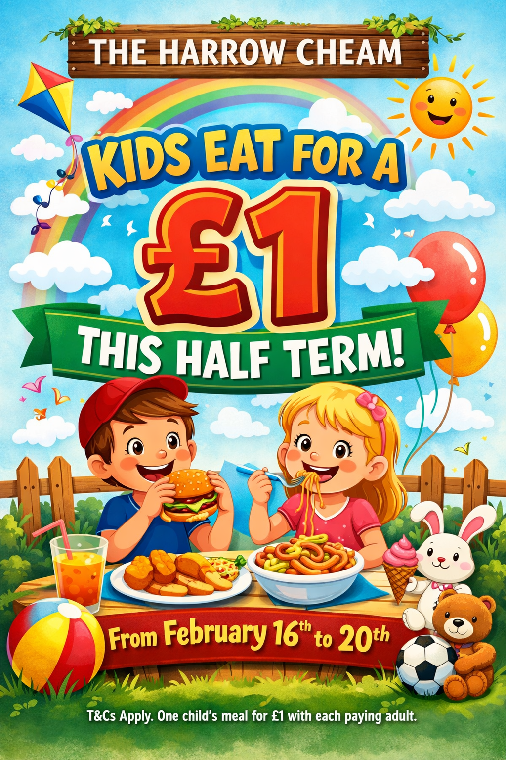 Kids Eat For a £1