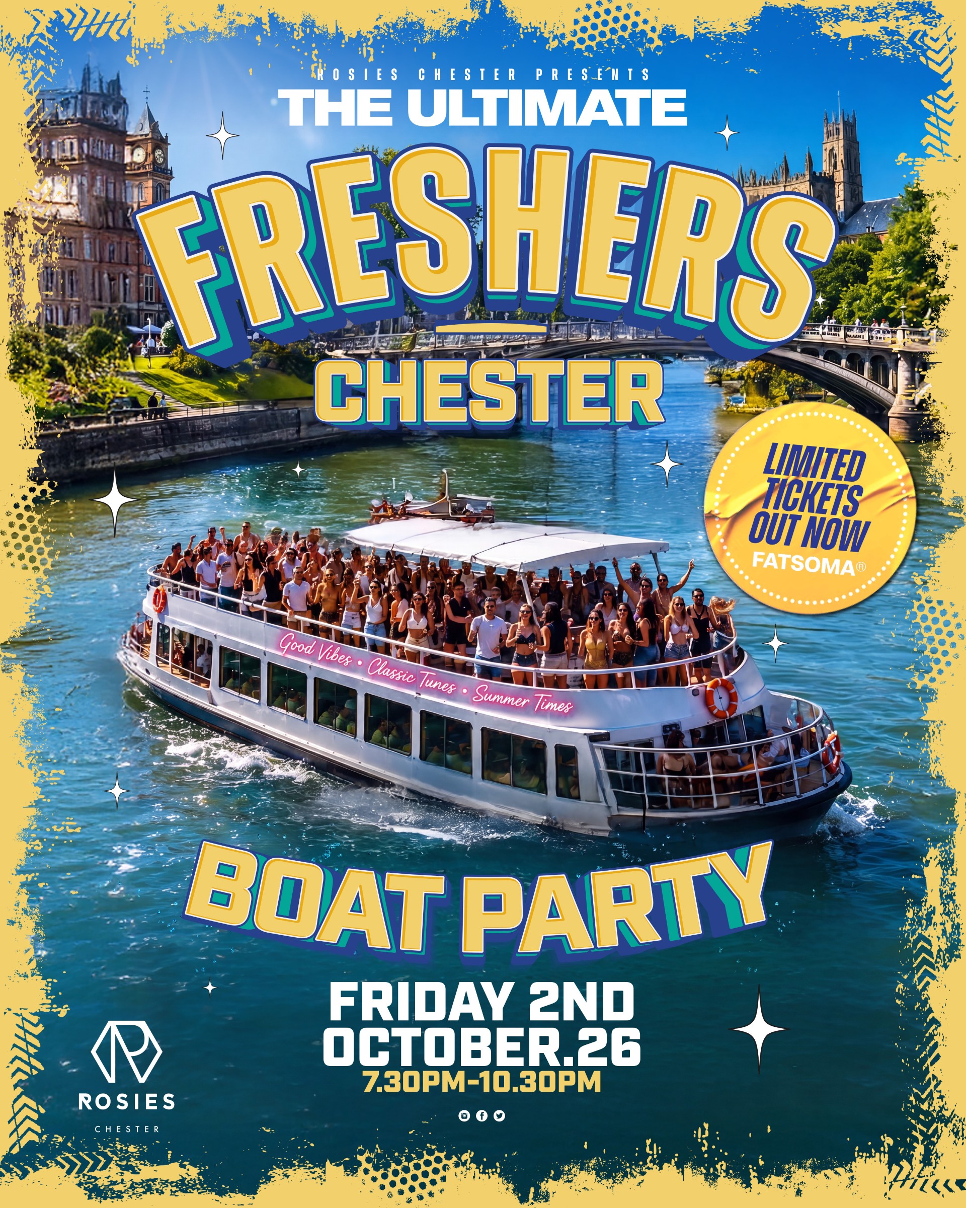 Rosies' Freshers Boat Party