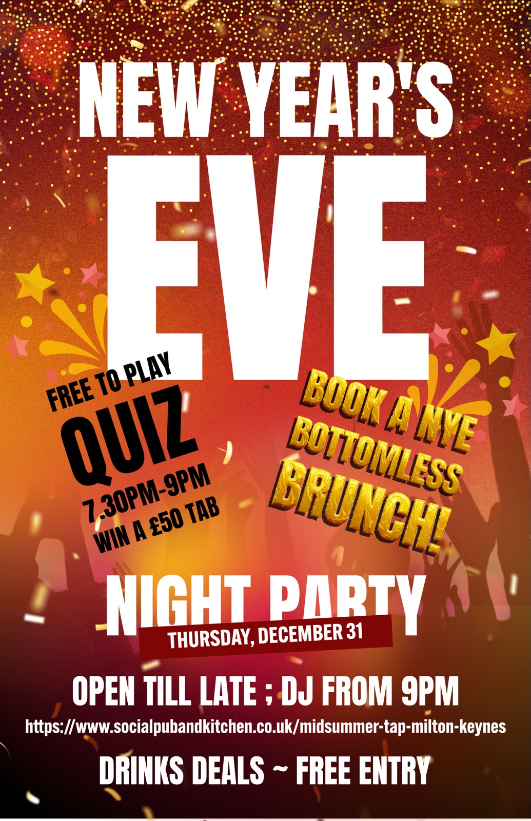 New Years Eve at the Tap