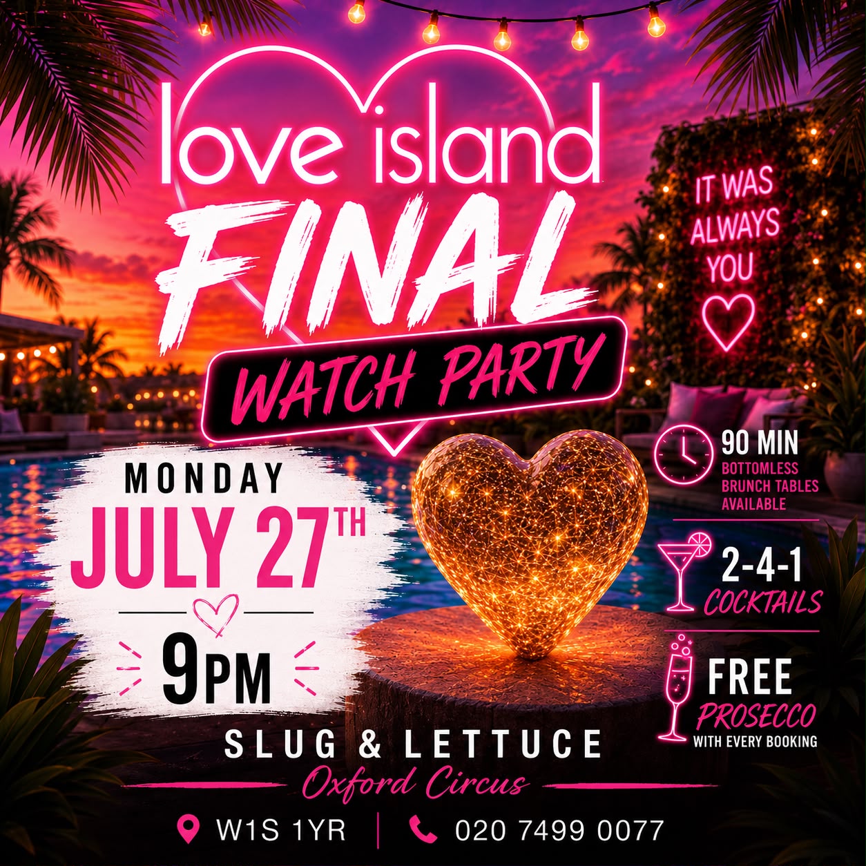 Love Island Finale - Watch Party