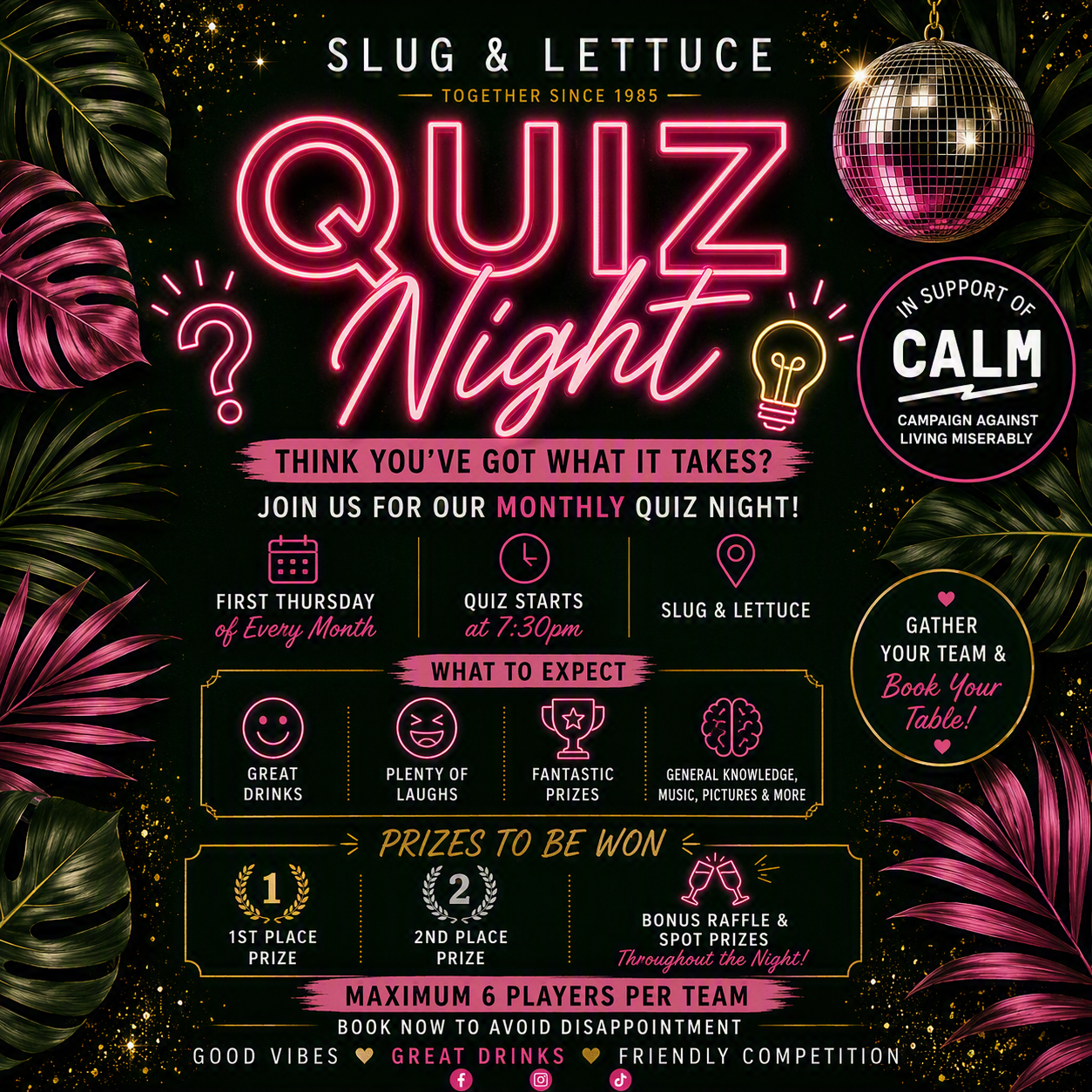Calm Charity Quiz
