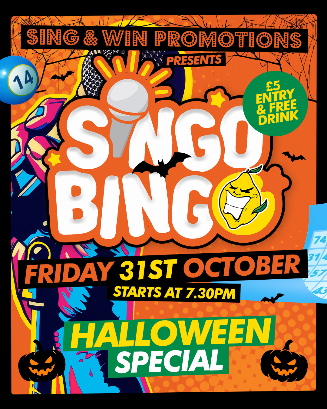 Halloween Singo Bingo