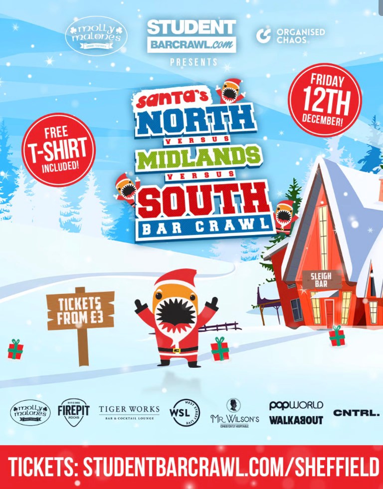 Santa's bar crawl