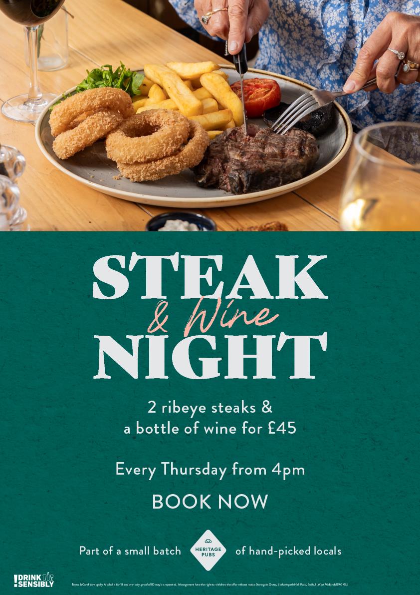 Steak and Wine Night