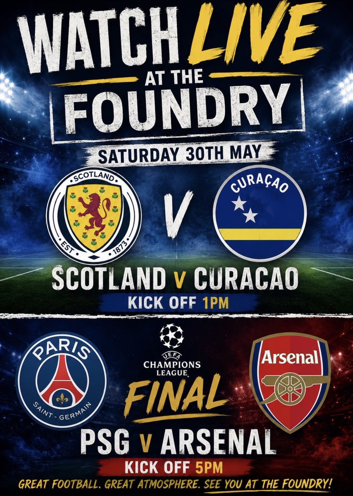 Blockbuster football Saturday 