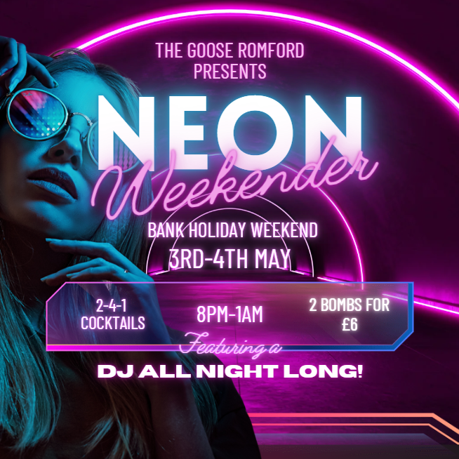 Bank Holiday Neon Weekender