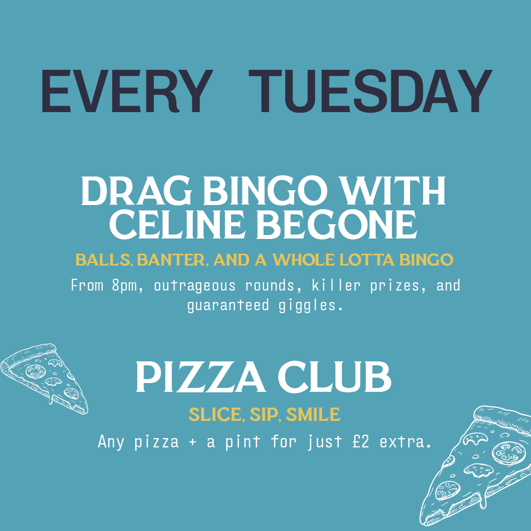 Drag Bingo | Pizza Club