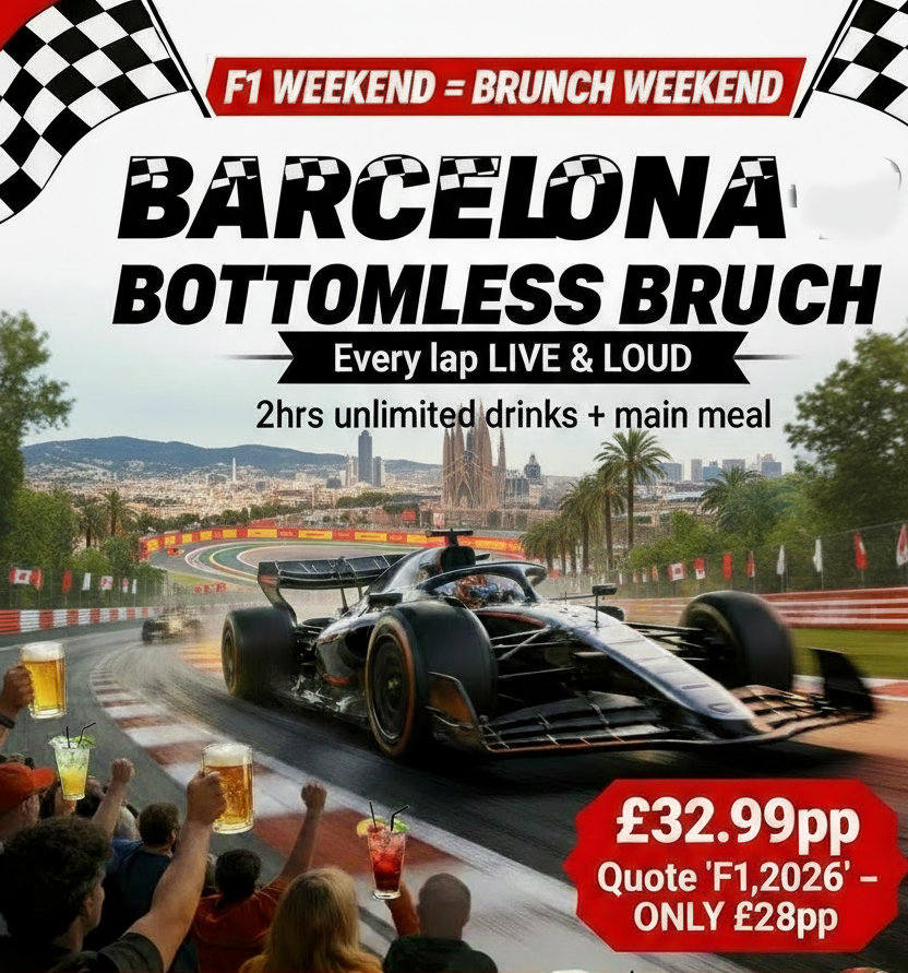 F1 Barcelona GP Bottomless Brunch