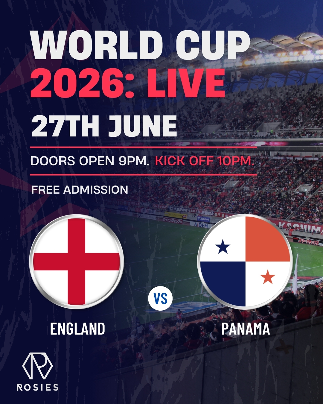 England vs Panama