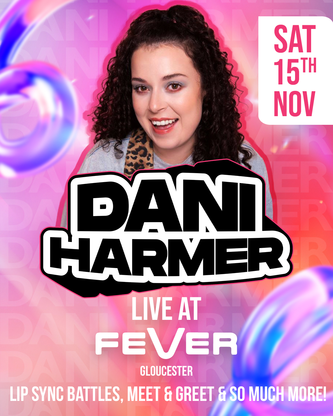Dani Harmer x Fever Gloucester