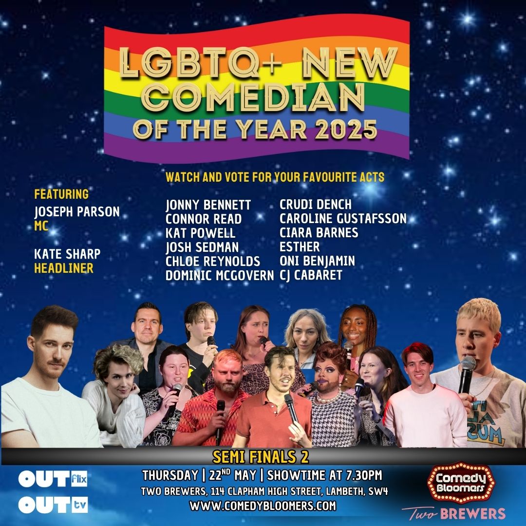 LGBTQ+ NEW COMEDIAN OF THE YEAR 