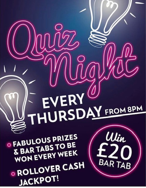 Thursday Jackpot Quiz Night 