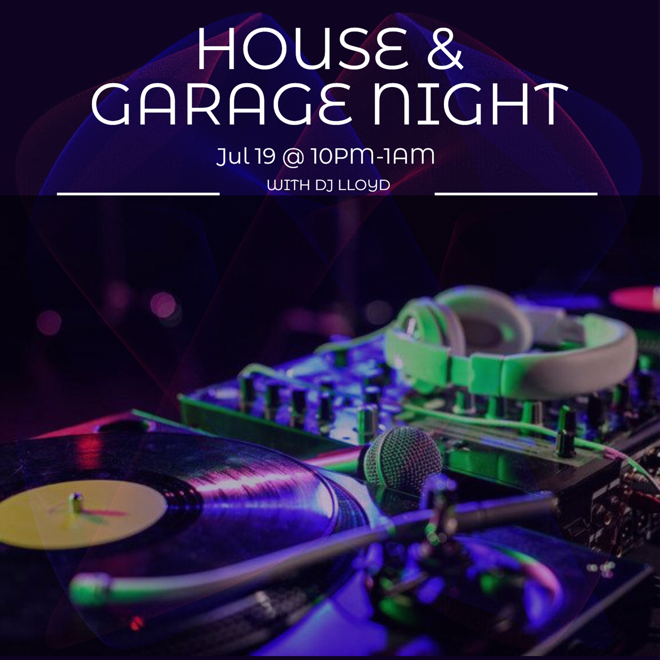 House & Garage Night