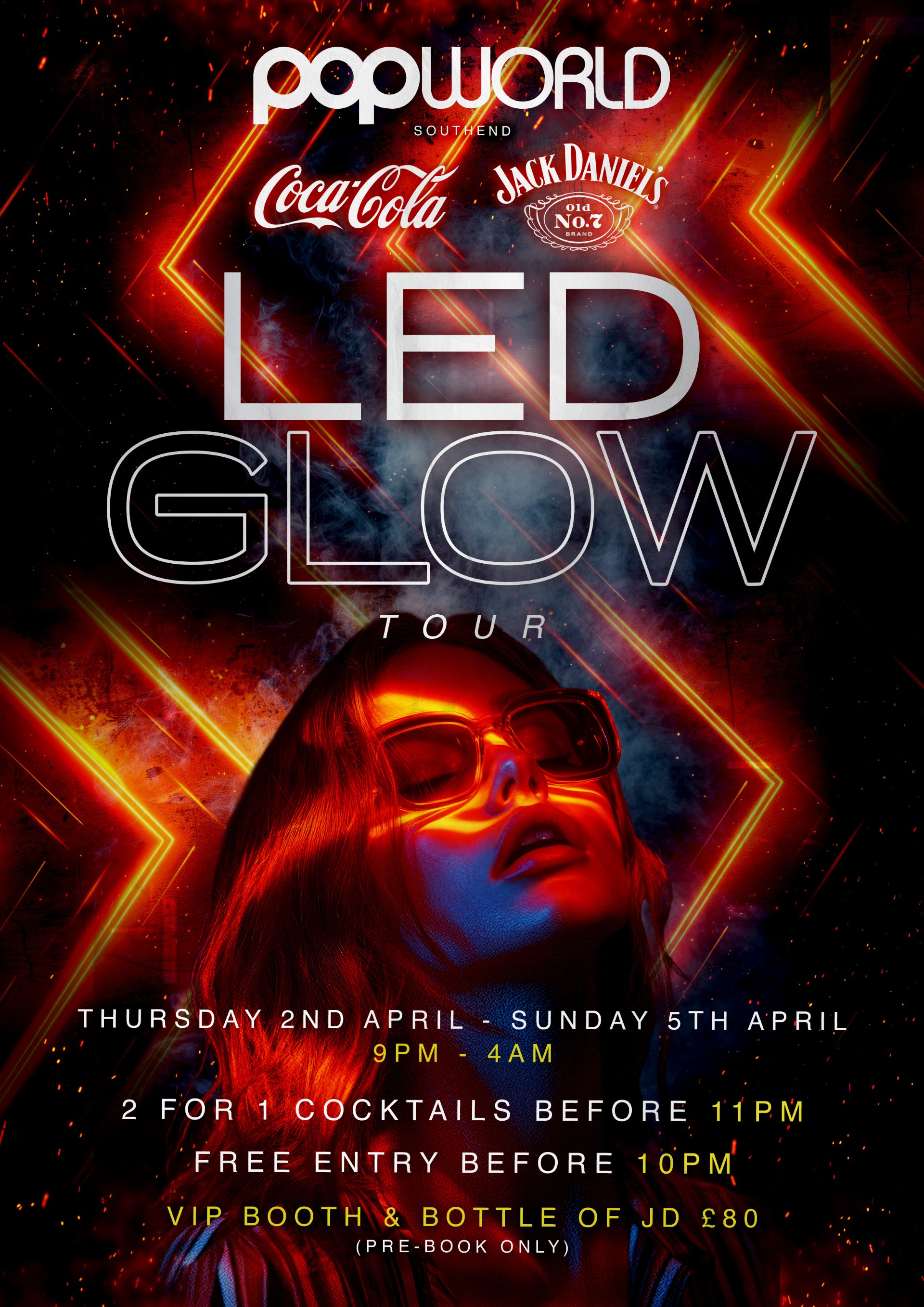 🔥 JD x COCA-COLA LED GLOW TOUR!