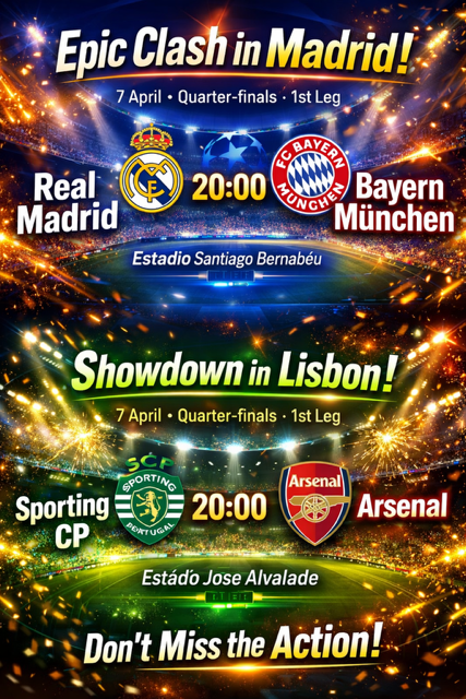 Champions League Quarter Finals