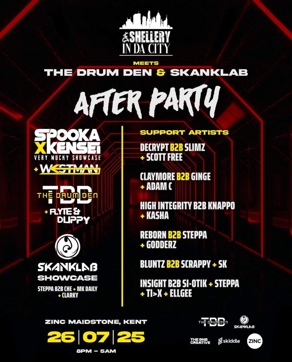The Drum Den & Skanklab Afterparty 