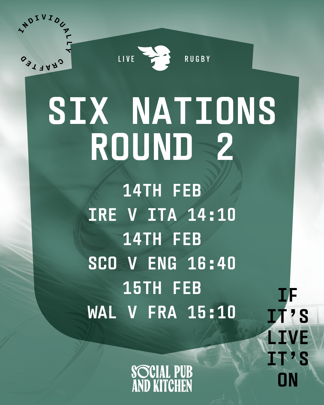 SIX NATIONS IRE VS ITA