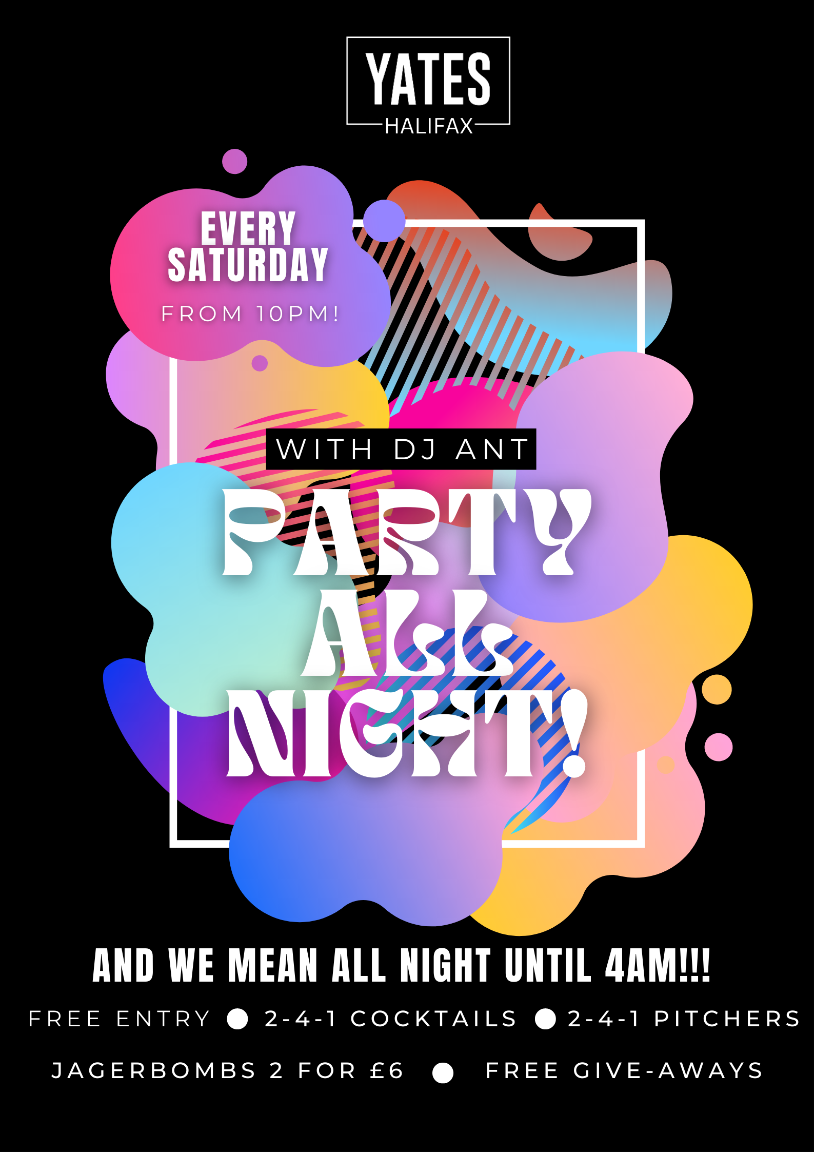 Party All Night Saturday