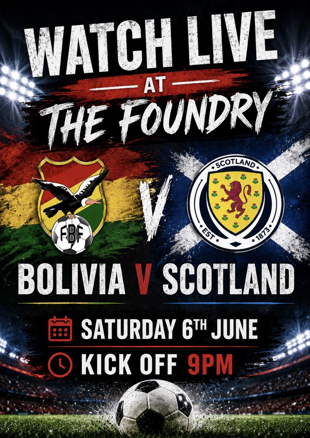 Bolivia v Scotland Live 