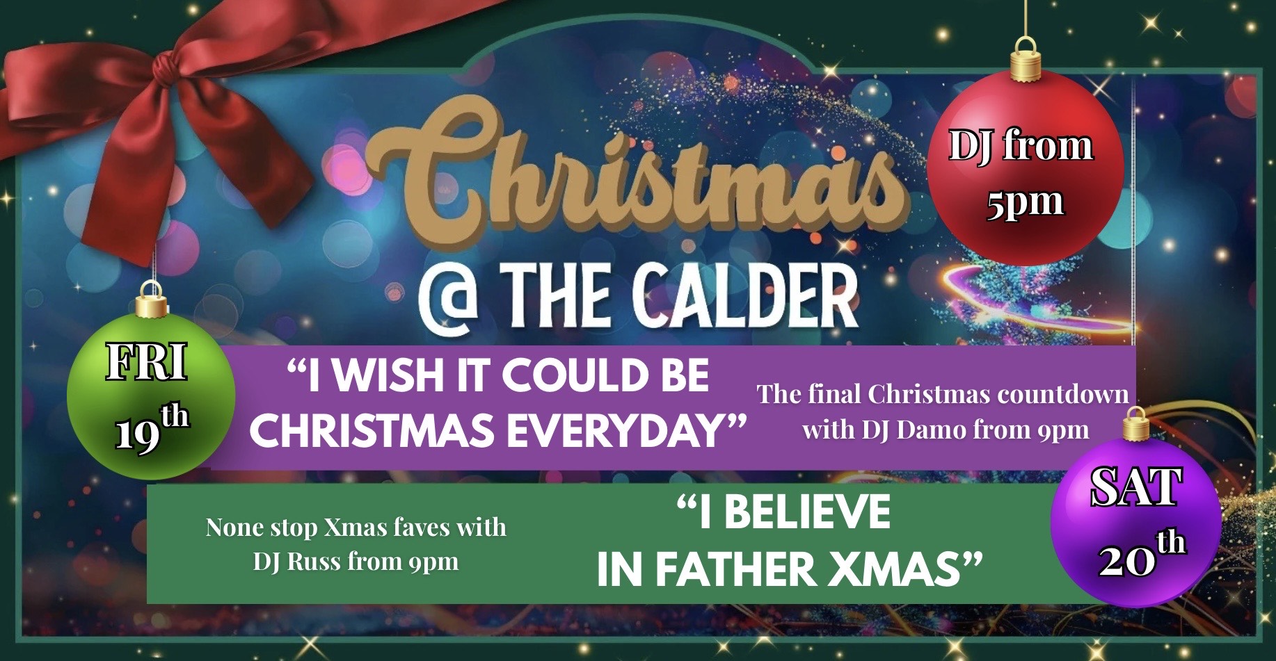 Christmas @ The Calder