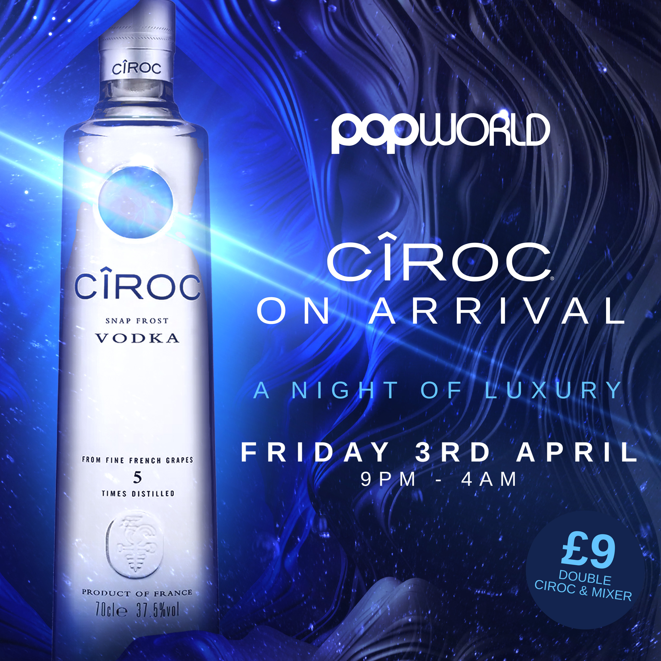 Ciroc on Arrival