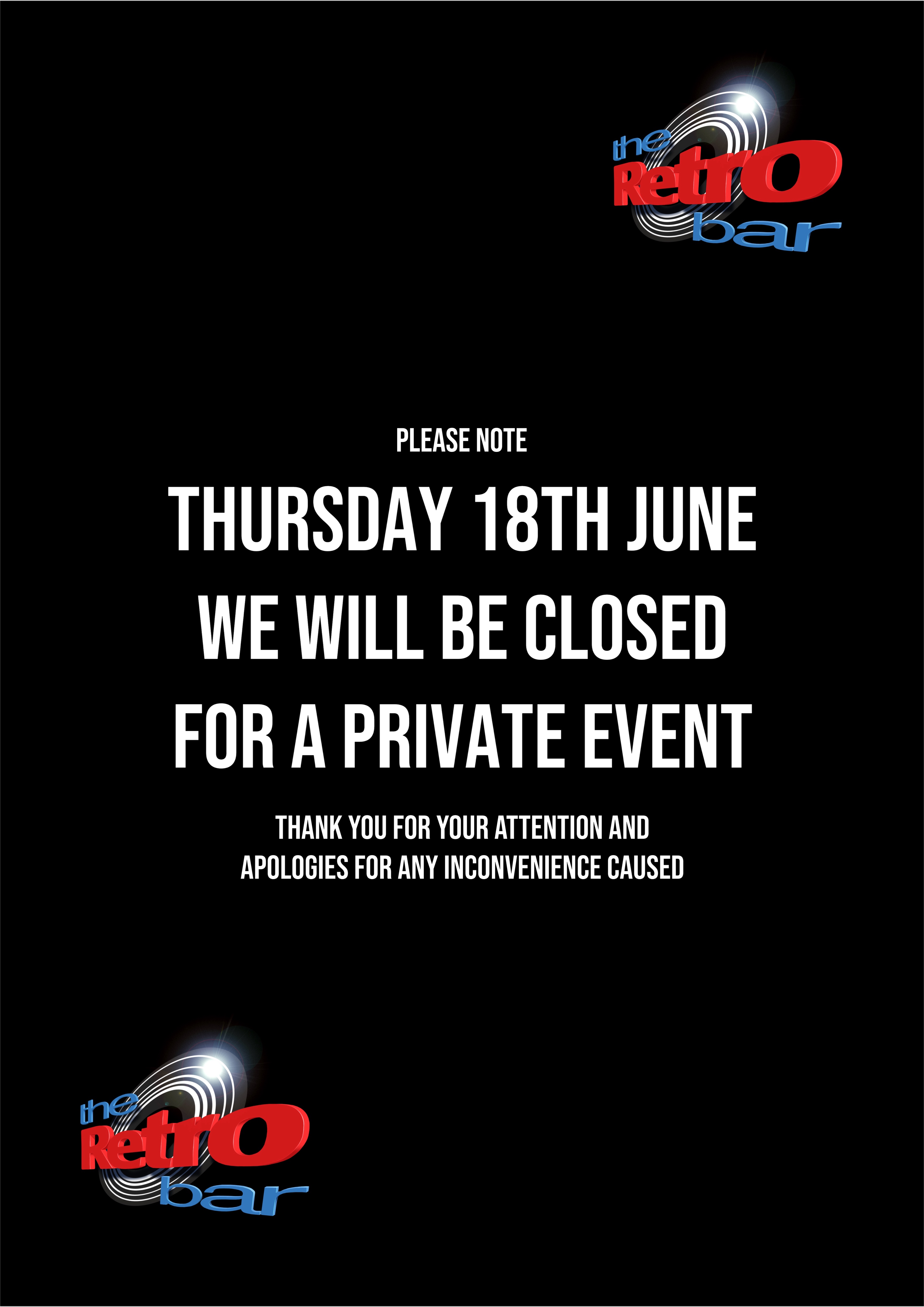Closed for Private Event