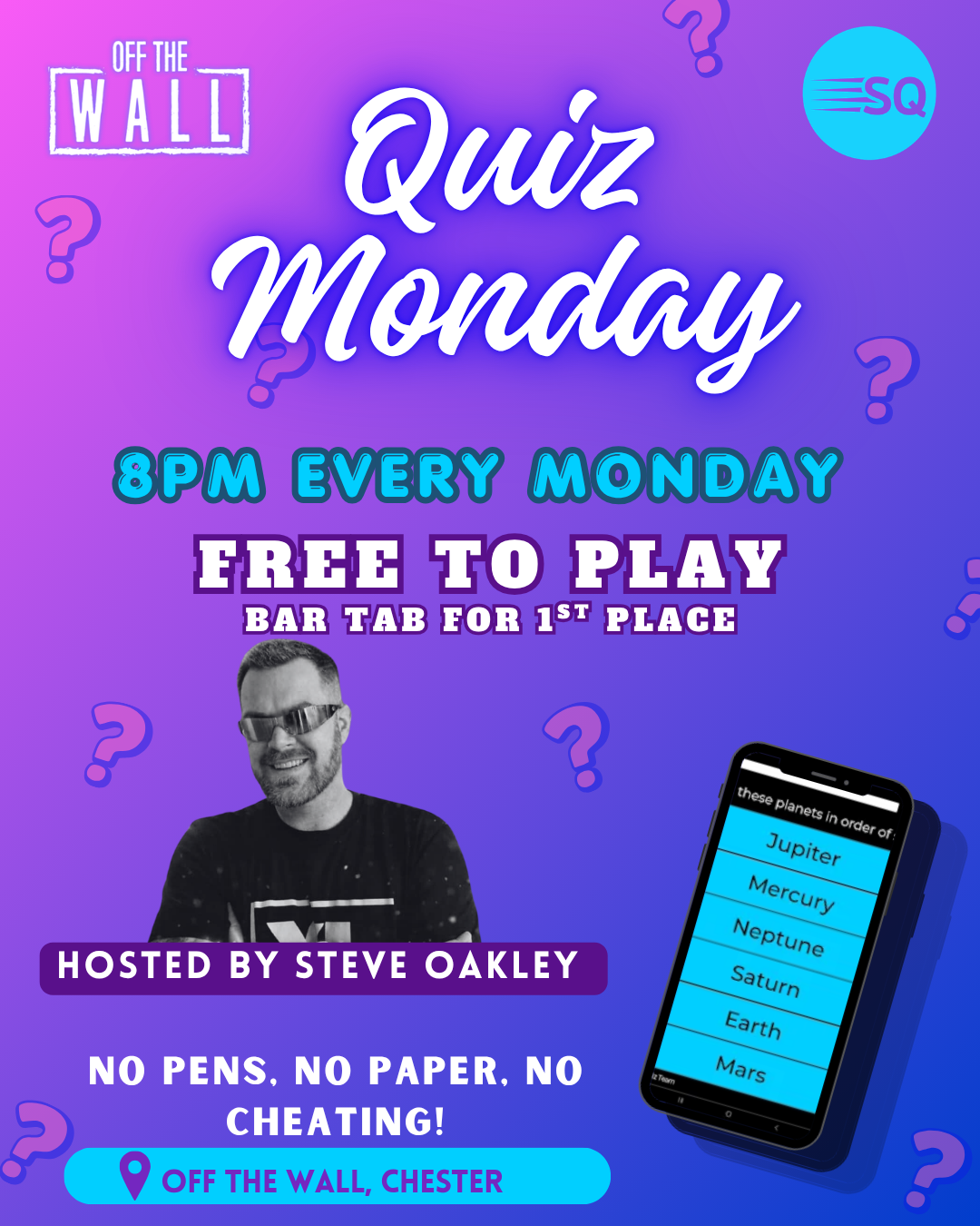 Speedquizzing Mondays