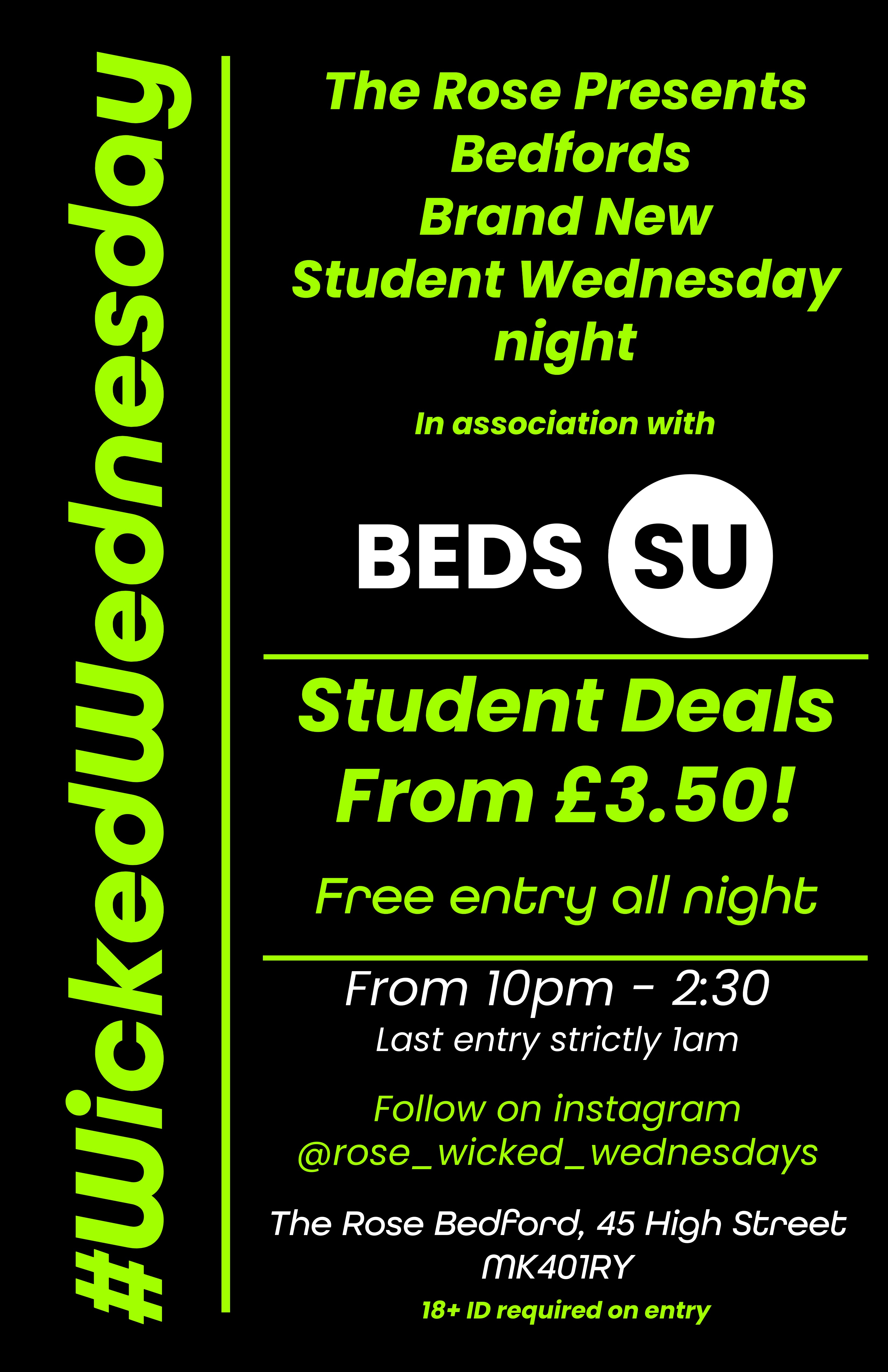 Wicked Wednesdays @ The Rose