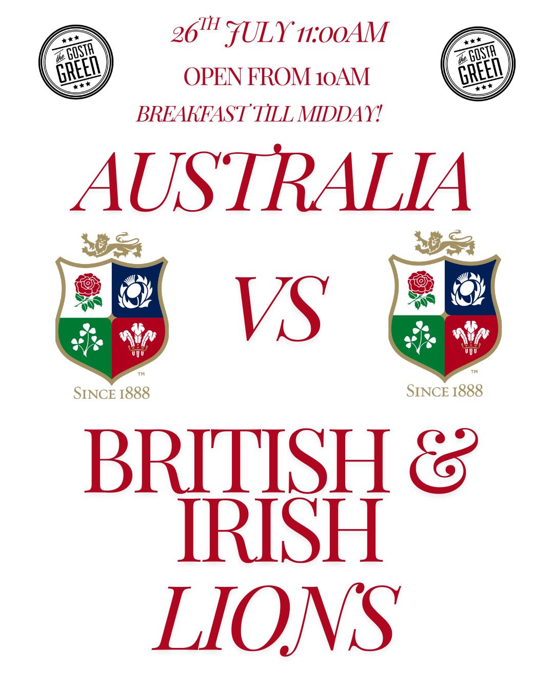 Australia vs Lions Second Test