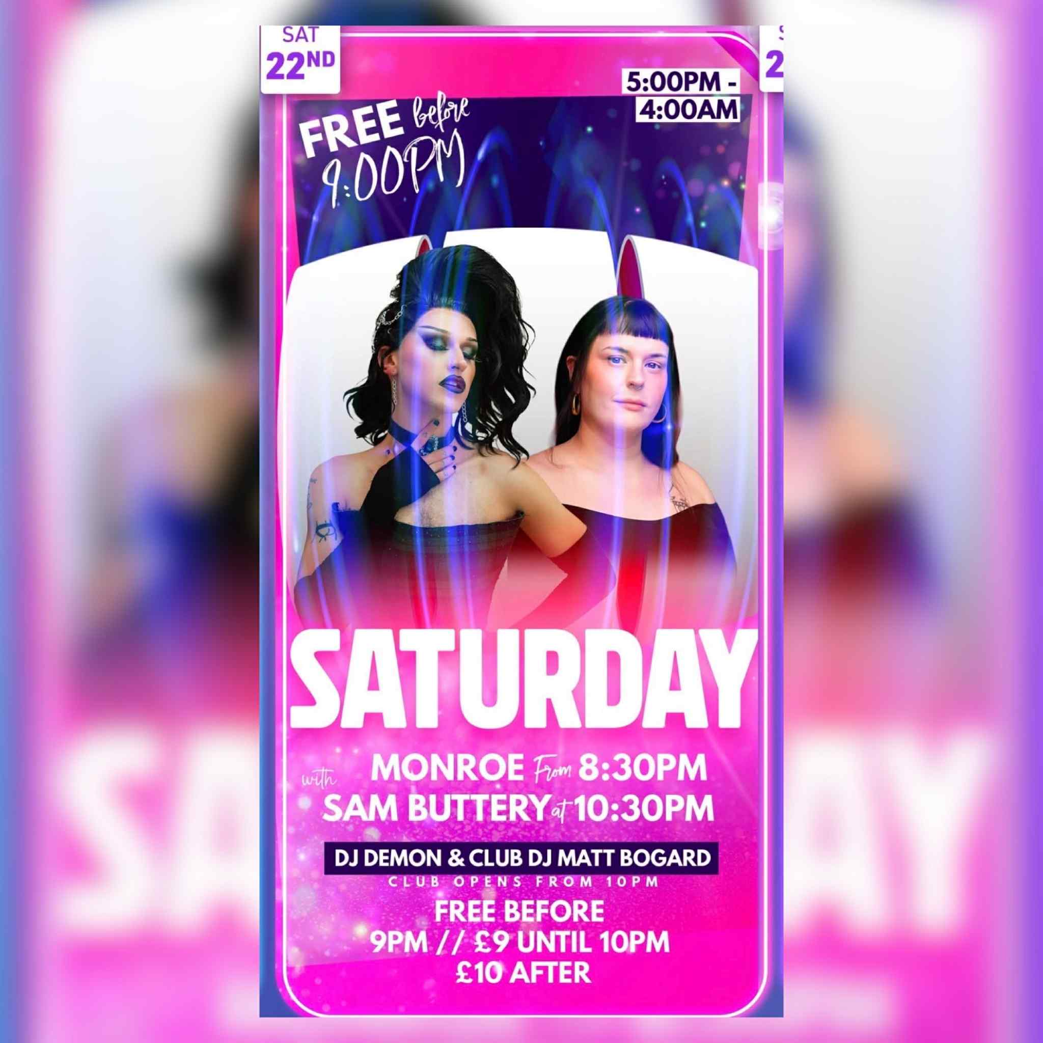 Saturday Night Drag Extravaganza - Cabaret and Clubbing