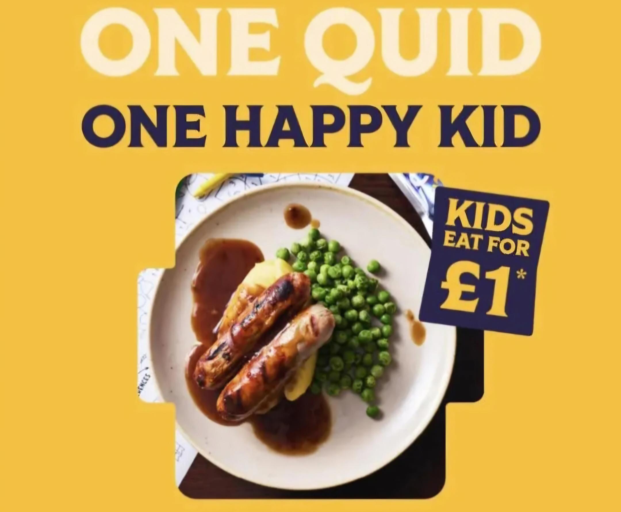 Kids Eat For One Pound