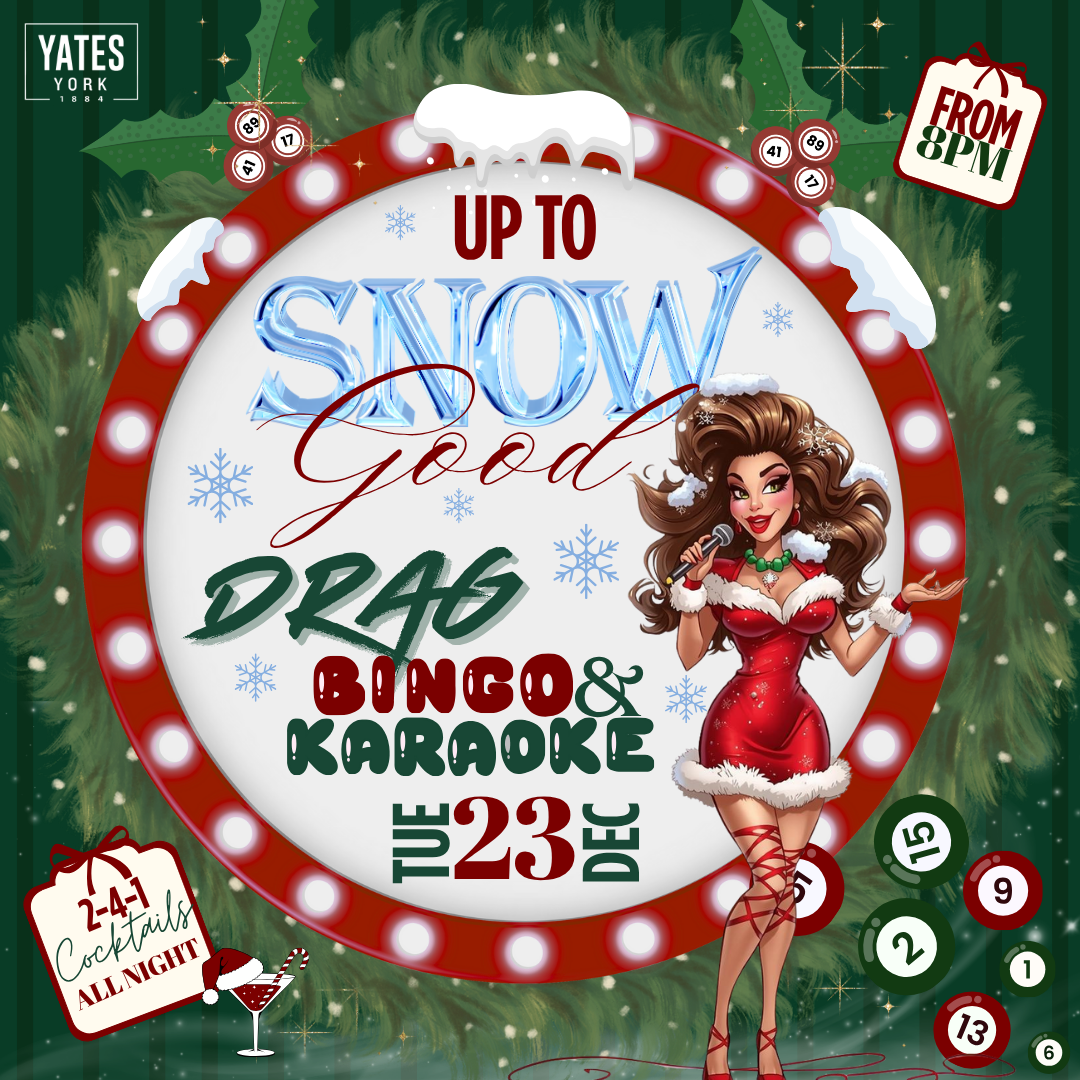 Up To Snow Good Drag Karaoke Bingo