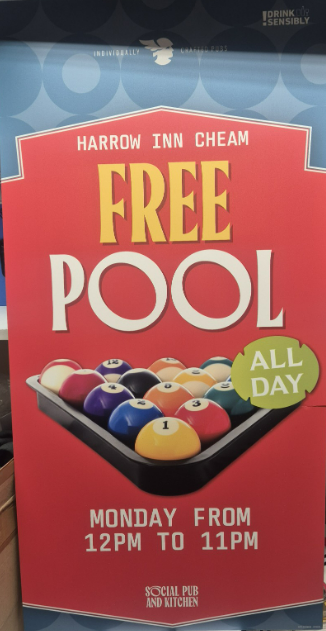 Free Pool play all day