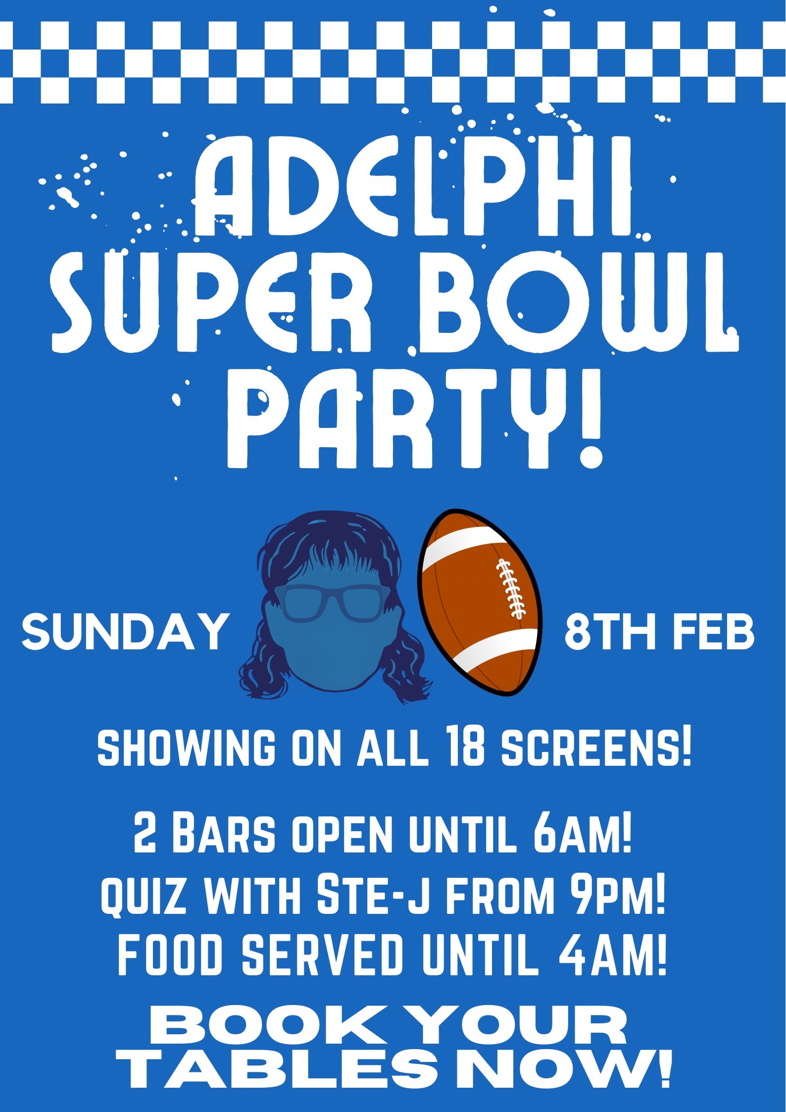 Adelphi Super Bowl Party