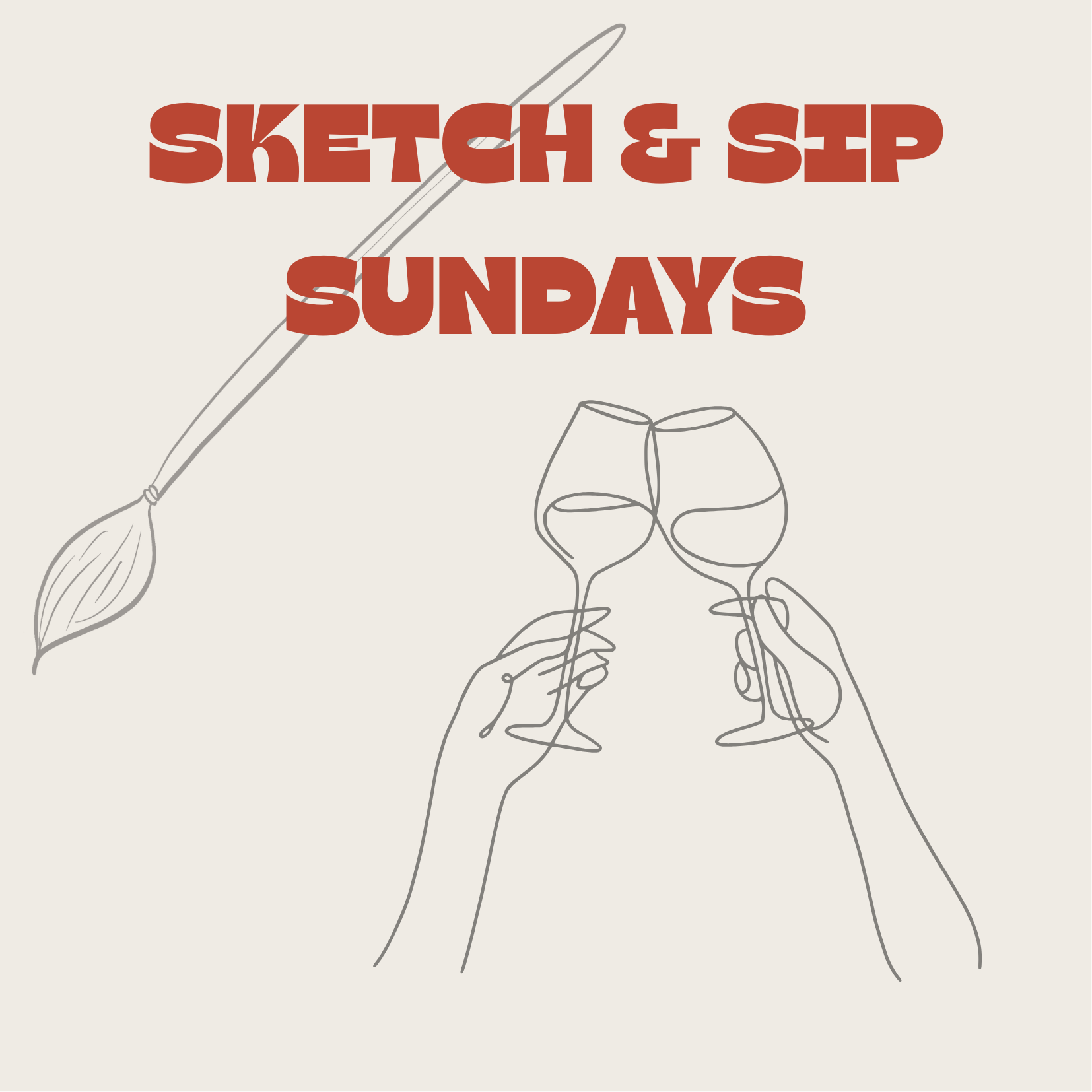 Sketch and Sip Sundays
