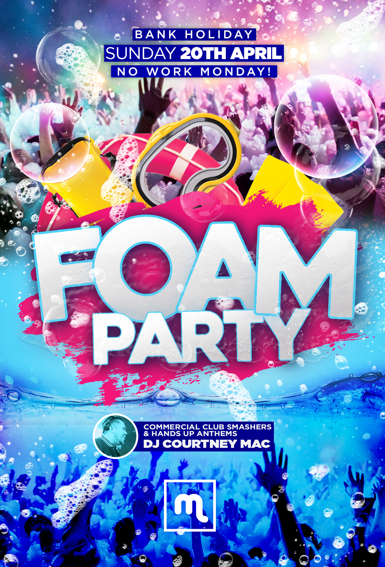 Foam Party 1st Event of 2025