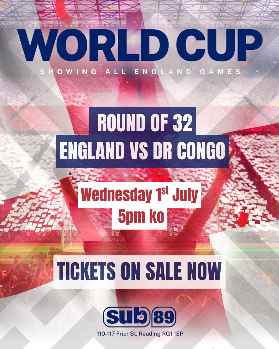 England vs DR Congo