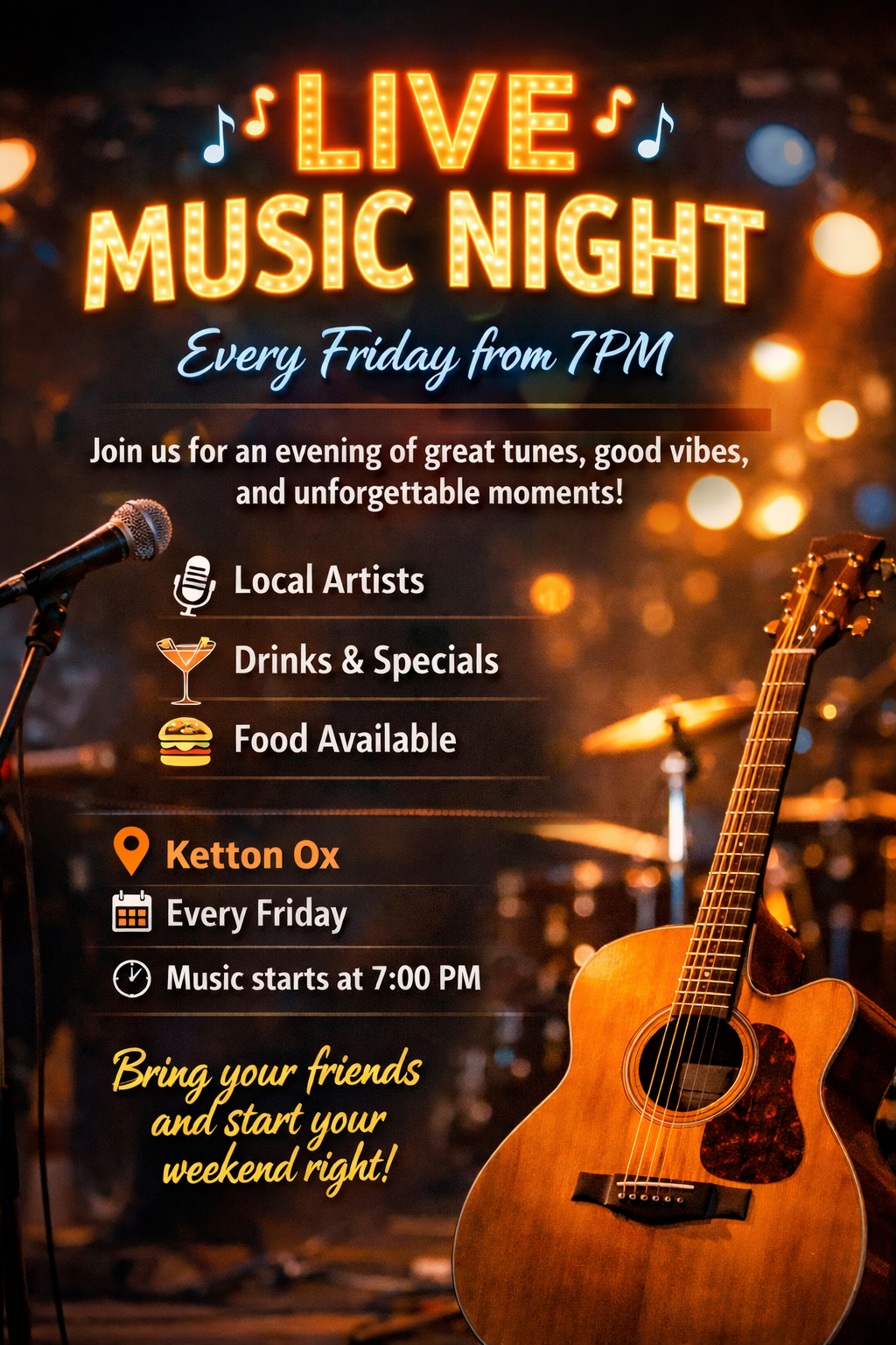 live acoustic  music