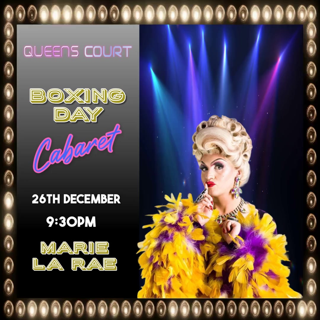 Boxing day Cabaret with Marie laRae