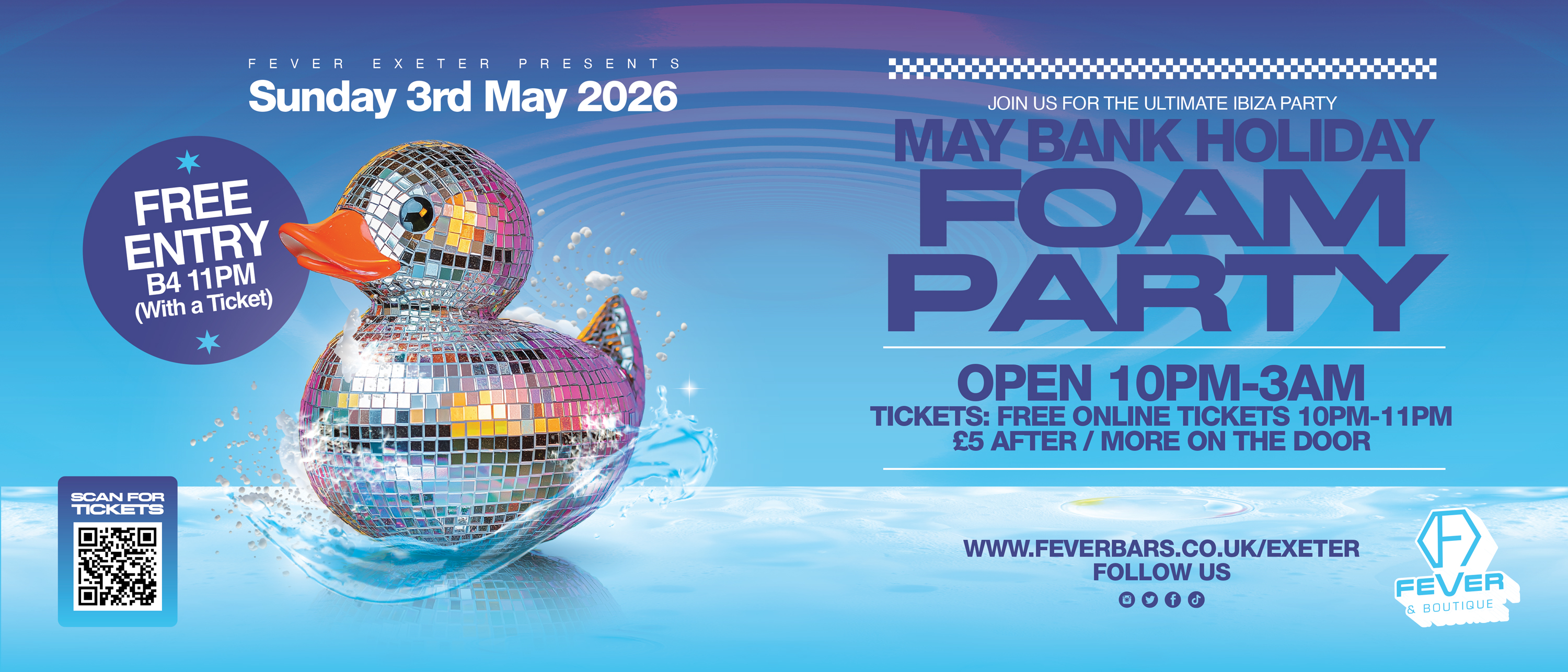 Bank Hol Sunday: IBIZA FOAM Party