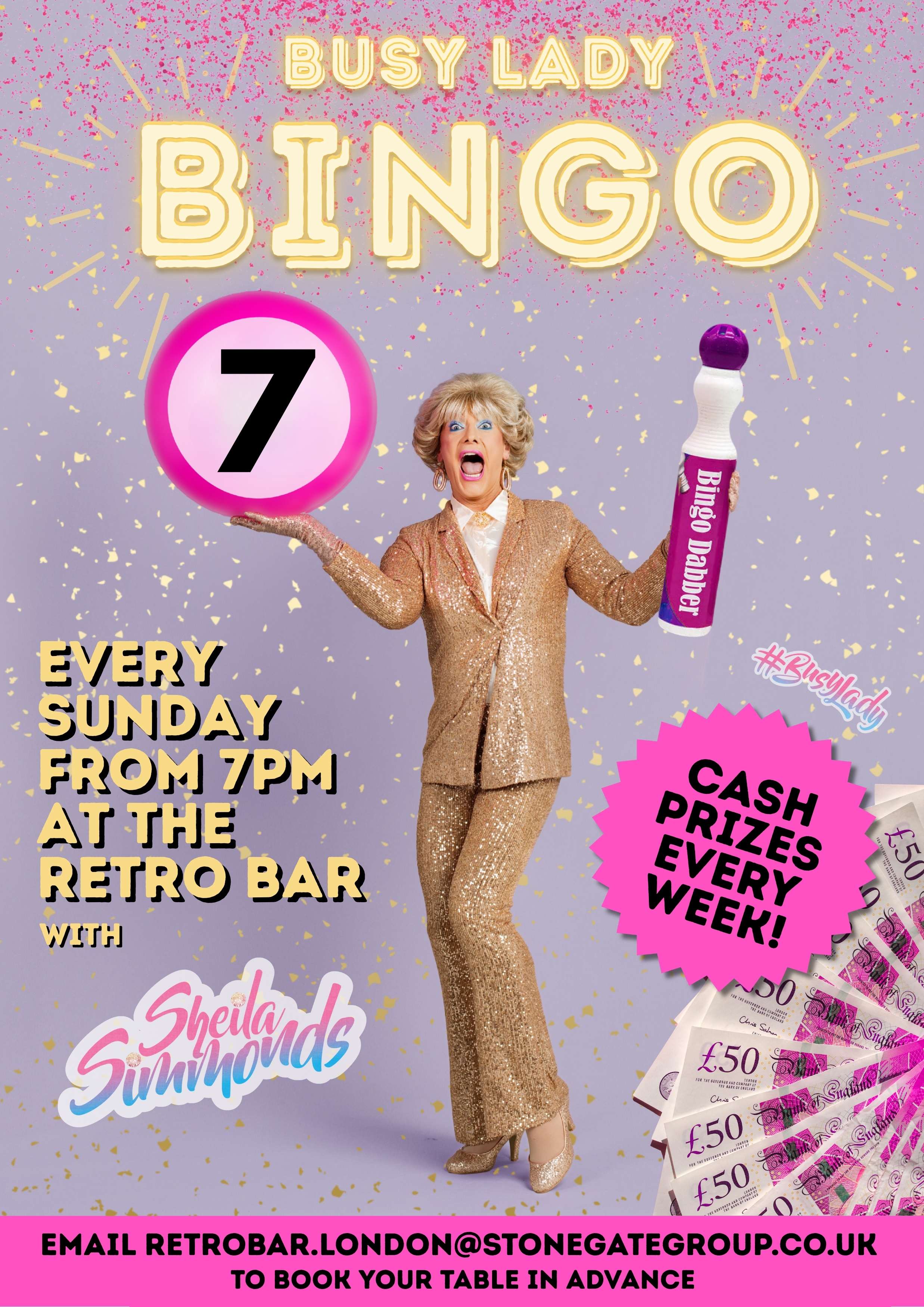 Busy Lady Bingo