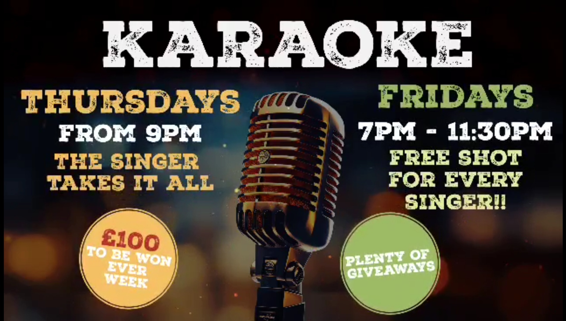 Karaoke Fridays