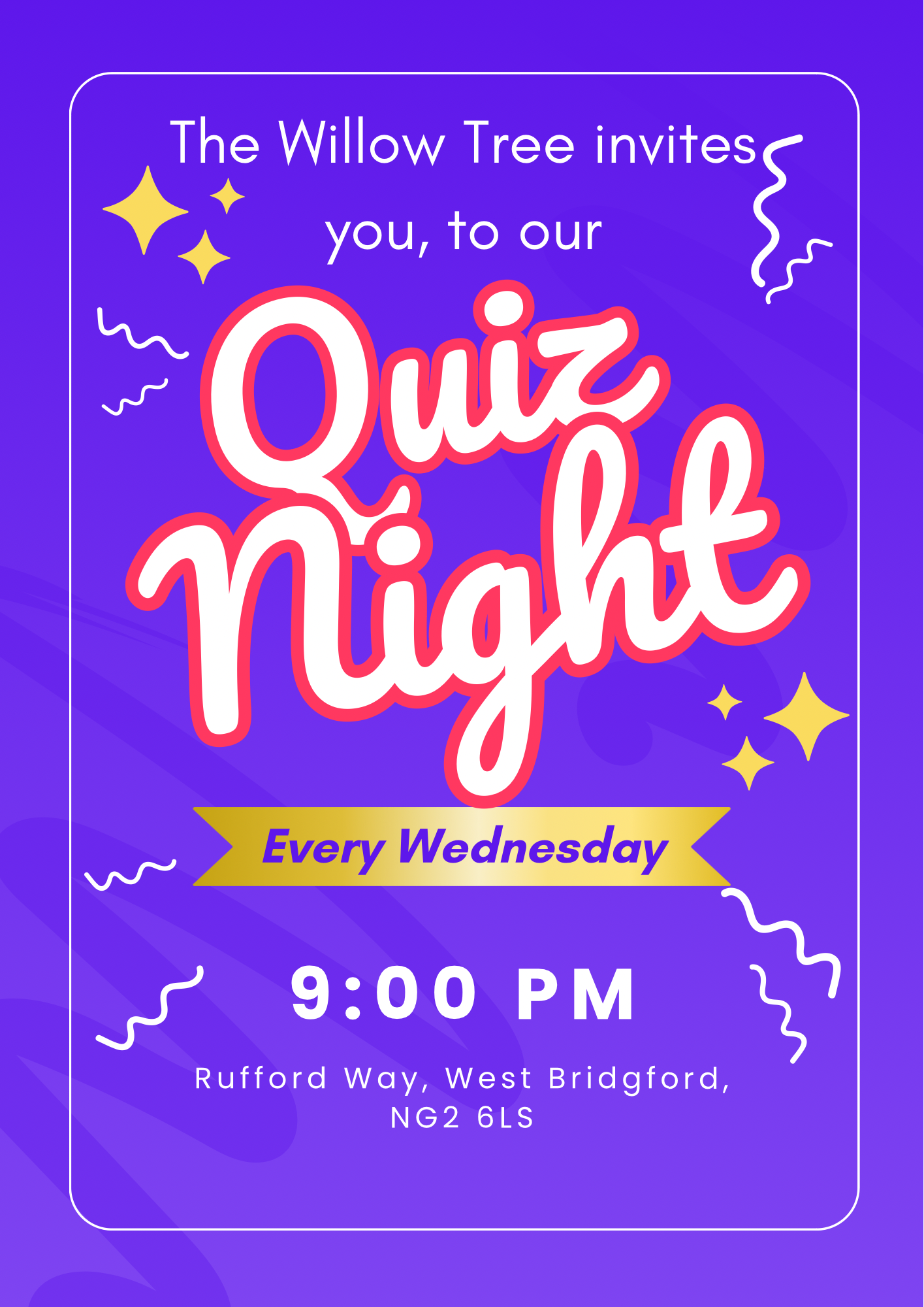 Wednesday Quiz Night