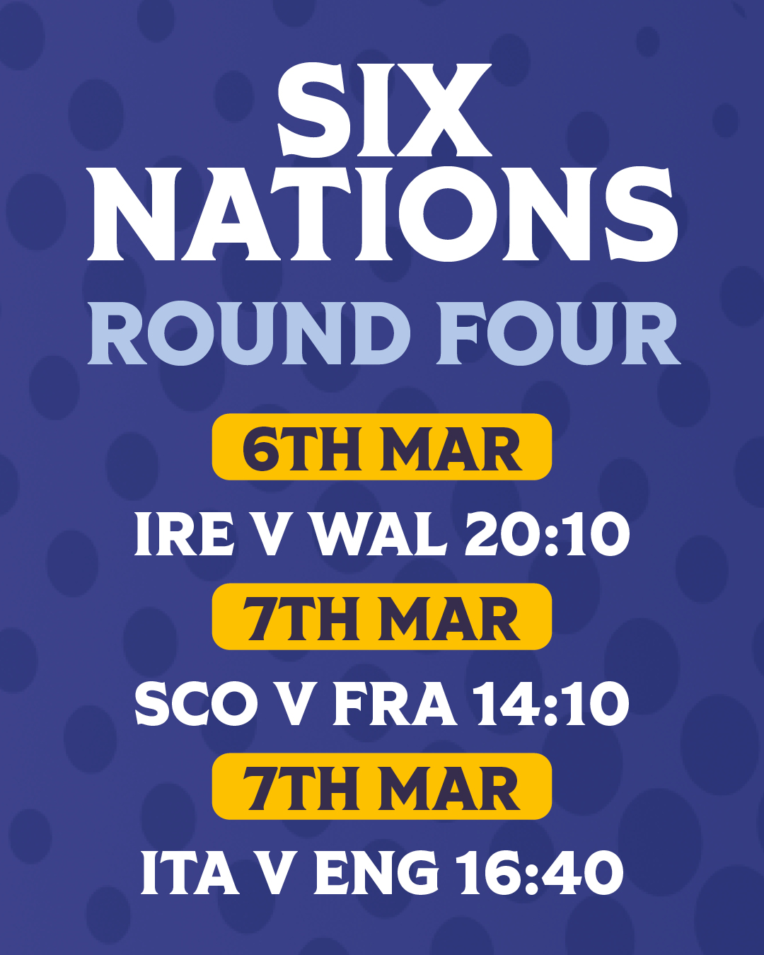 6 Nations - England v Italy