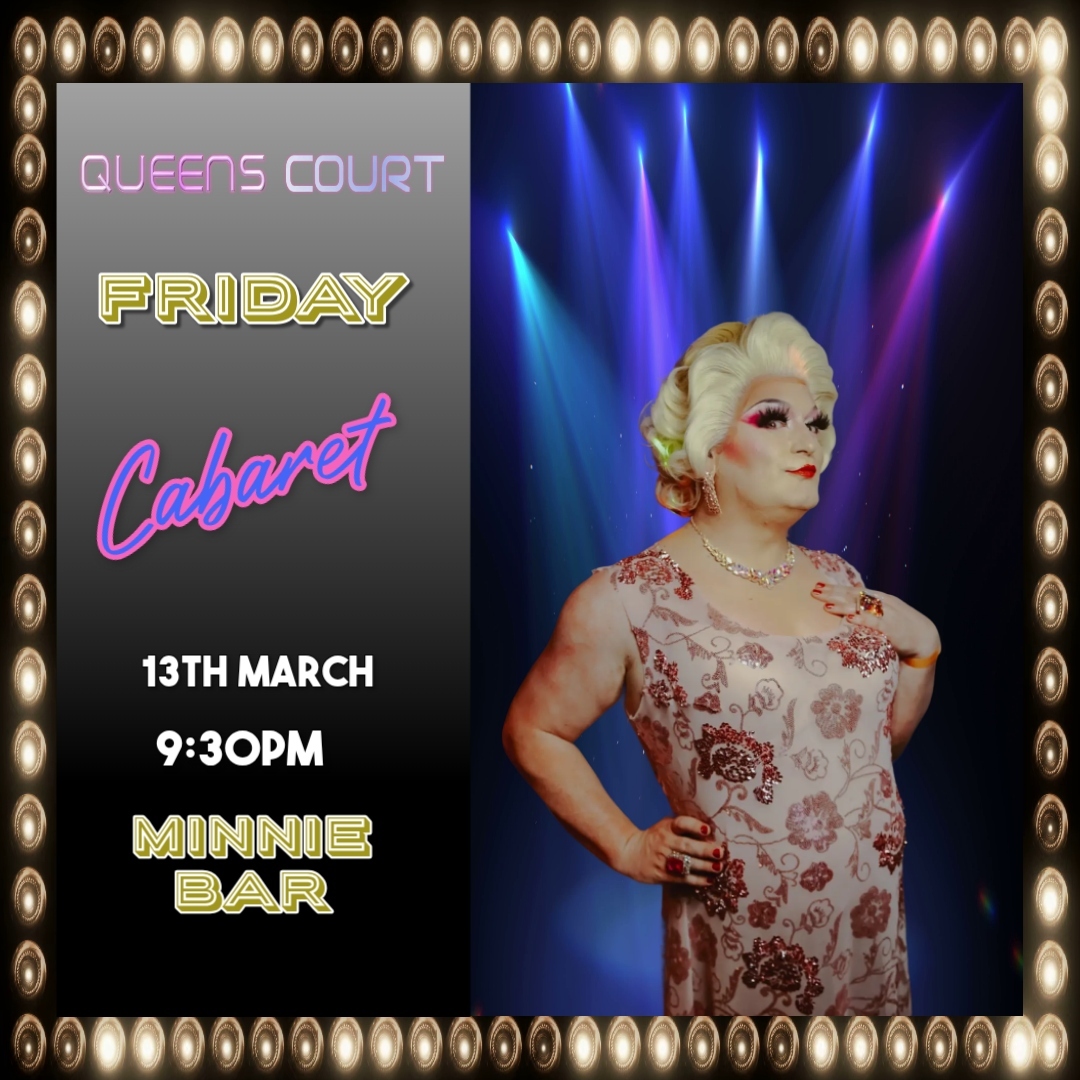 Friday cabaret with Minnie Bar